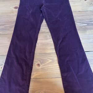 J. Jill Plum Purple Mid Rise Straight Leg Stretch Corduroy Pants Womens Size 4